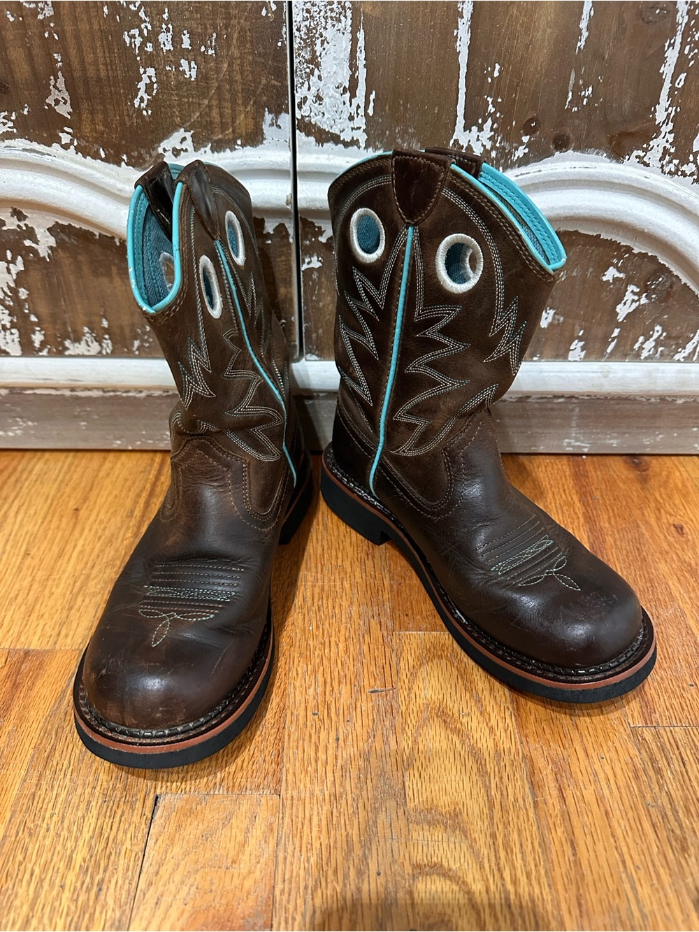 Kids Youth 2 1/2 Ariat Western Cowboy Boots
